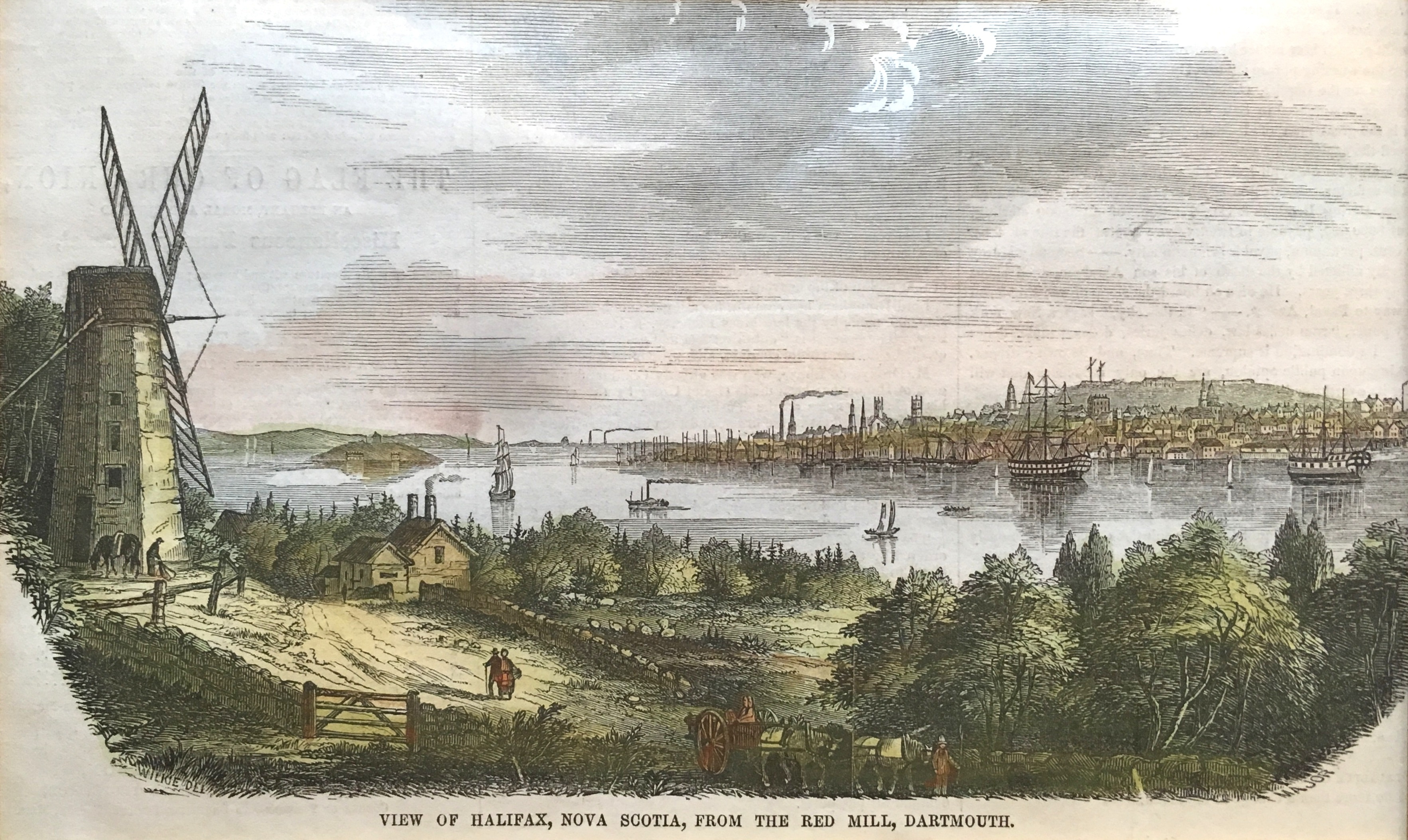 Robert D Wilkie View of Halifax Nova Scotia from the Red Mill